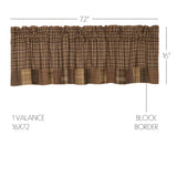 Preston Block Border Valance