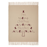 Prim Christmas Blessings Throw-Lange General Store