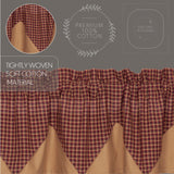 Primitive Patch Layered Lined Valance-Lange General Store