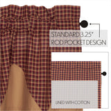 Primitive Patch Layered Lined Valance-Lange General Store