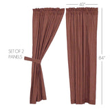 Primitive Patch Panel Curtains-Lange General Store