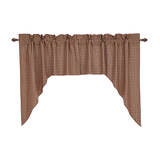 Patriotic Patch Swag Curtains-Lange General Store