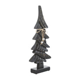Primitive Pine Distressed Black Wooden Trees-Lange General Store