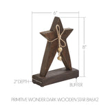 Primitive Wonder Dark Wooden Stars-Lange General Store