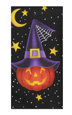 Pumpkin Witch Terry Towel-Lange General Store