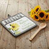Raised On Country Sunshine Pot Holder & Towel Set-Lange General Store