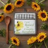 Raised On Country Sunshine Pot Holder & Towel Set-Lange General Store