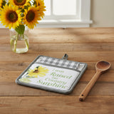 Raised On Country Sunshine Pot Holder & Towel Set-Lange General Store