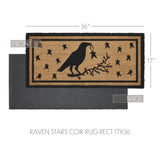 Raven Stars & Pip Berries Door Mats-Lange General Store