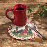 Red Barn Braided Trivet Set of 3-Lange General Store
