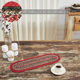 Red Forest Braided Table Runners