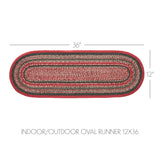 Red Forest Braided Table Runners