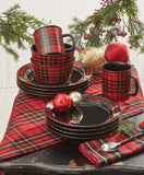 Red Plaid Dinnerware-Lange General Store