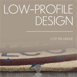 Red White Blue Stripes Welcome Door Mats-Lange General Store