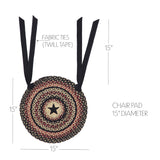 Colonial Star Braided Chair Pad-Lange General Store