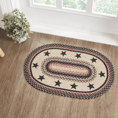 Colonial Star Collection Braided Rugs - Oval - Lange General Store