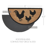 Down Home Rooster & Hens Door Mat-Lange General Store