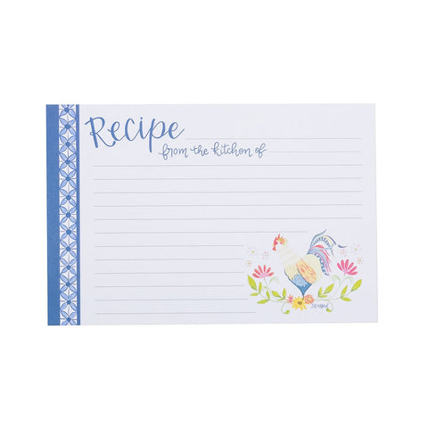 Rooster Recipe Cards-Lange General Store