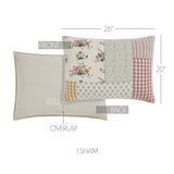 Roselynn Cottage Floral Patch Sham-Lange General Store