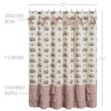Roselynn Cottage Floral Shower Curtain-Lange General Store