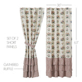 Roselynn Cottage Panel Curtains-Lange General Store