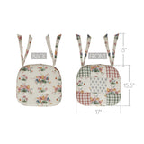 Roselynn Cottage Patchwork Chair Pad-Lange General Store