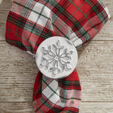 Round Snowflake Napkin Rings-Lange General Store