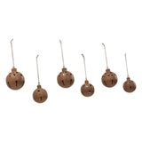 Rust Bell Metal Ornament Set of 6-Lange General Store