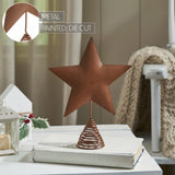 Rust Star Metal Tree Topper-Lange General Store