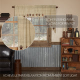 Rustic Star Swag Curtains