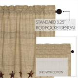 Rustic Star Valance