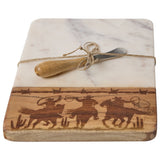 Rustic Trails Cutting Board with Spreader-Lange General Store