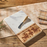 Rustic Trails Cutting Board with Spreader-Lange General Store