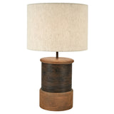 Rustic Wood Lamp-Lange General Store