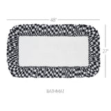 Sable Ann Buffalo Check Bath Mat