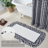Sable Ann Buffalo Check Bath Mat