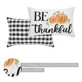 Sable Ann Buffalo Check Be Thankful Pumpkin Pillow-Lange General Store