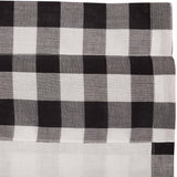 Annie Black Buffalo Check Extra Long Panel Curtain-Lange General Store