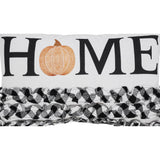 Sable Ann Buffalo Check Home Pumpkin Ruffle Pillow-Lange General Store