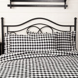 Annie Black Buffalo Check Pillow Cases-Lange General Store