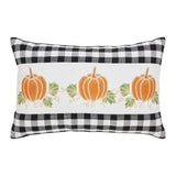 Sable Ann Buffalo Check Pumpkin Patch Pillow-Lange General Store