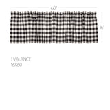 Sable Ann Buffalo Check Valance