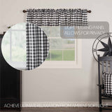 Sable Ann Buffalo Check Valance
