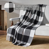 Sable Ann Check Woven Throw-Lange General Store