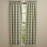 Sage Garden Short Panel Curtains-Lange General Store