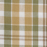 Sage & Mustard Plaid Swags fabric closeup
