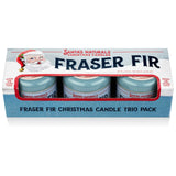 Santa's Naturals Christmas Candle - Fraser Fir 3.5oz Mini Set of 3-Lange General Store