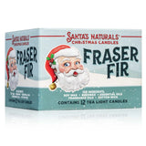 Santa's Naturals Tea Light Candle Set of 12 - Fraser Fir-Lange General Store