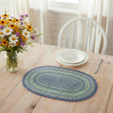 Sea Glass Braided Placemat-Lange General Store