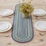 Sea Glass Braided Table Runner - Lange General Store
